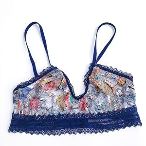 Victorias Secret Lace Unlined Floral Bralette